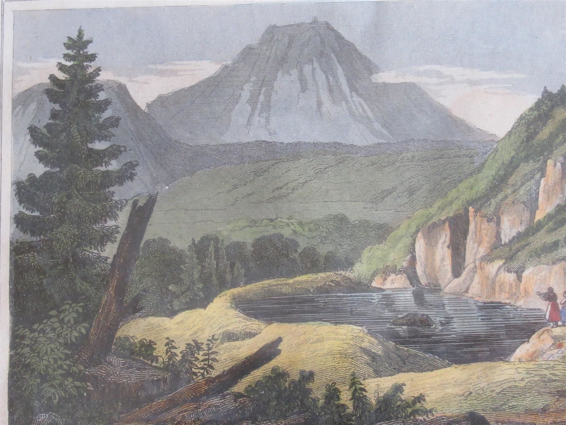 Incisioni: Aquatinta Schneekoppe u. d. schw. Teich – Usato da Adliswil venduto da buch_und_kunst 3