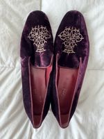 Mocassins en velours violet, taille 40 - Chic Automne!
