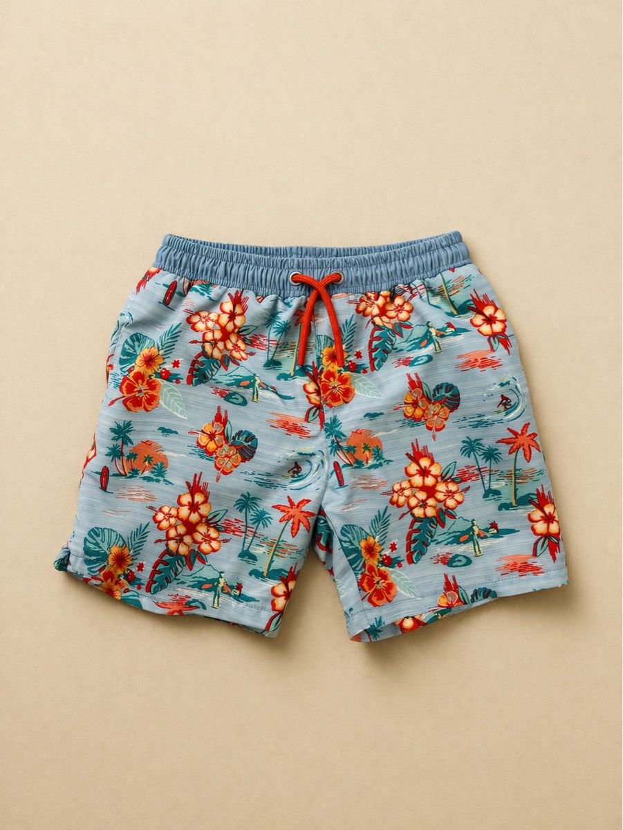 Costumi da bagno: SHORT DE BAIN ENFANT FLEURI – Nuovo (secondo la descrizione) da Lausanne venduto da mar_6snp 1