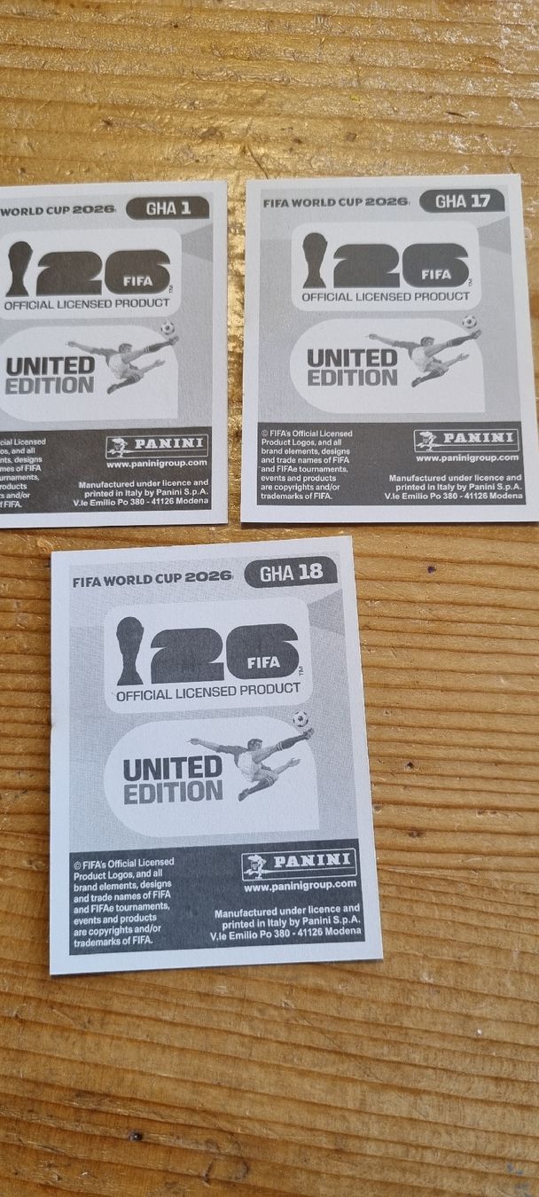 Panini Carte collezionabili: Panini GHA – Nuovo (secondo la descrizione) da Tenniken venduto da Bi