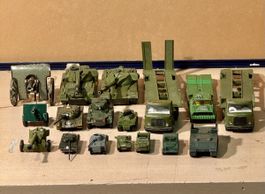 Vintage Military Toy Vehicle Collection - Tanks & Trucks