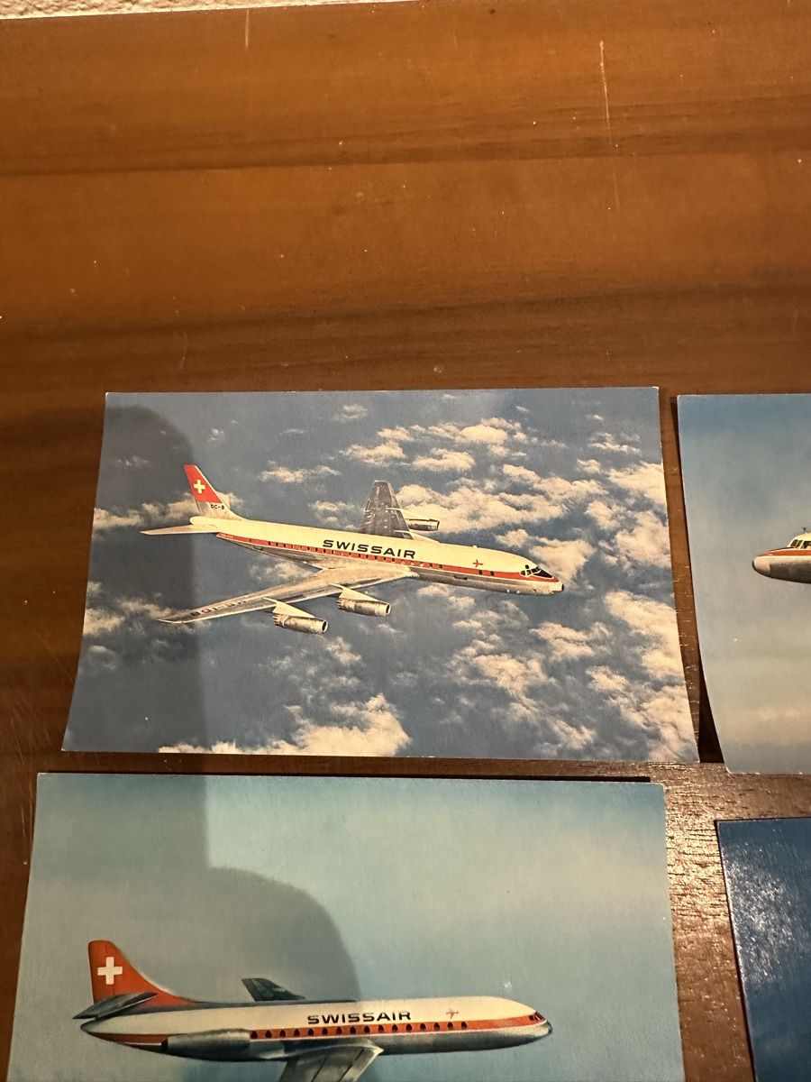Cartoline postali: Swissair Postkarten  – Usato da Villmergen venduto da Bezdupe 4
