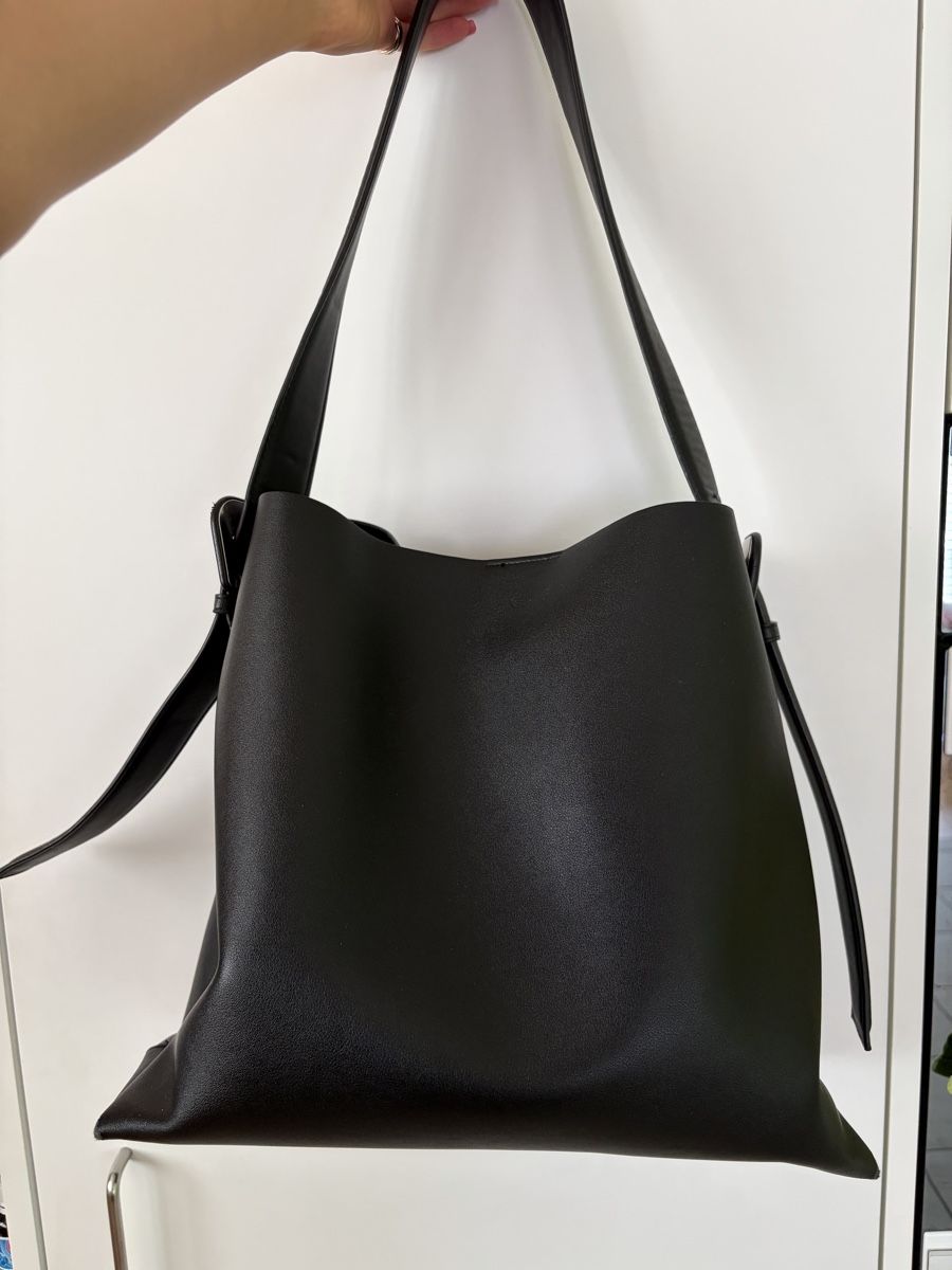 Mango Borse da donna: Schwarze grosse Schultertasche / Shopper – Usato da Tafers venduto da sel_7229