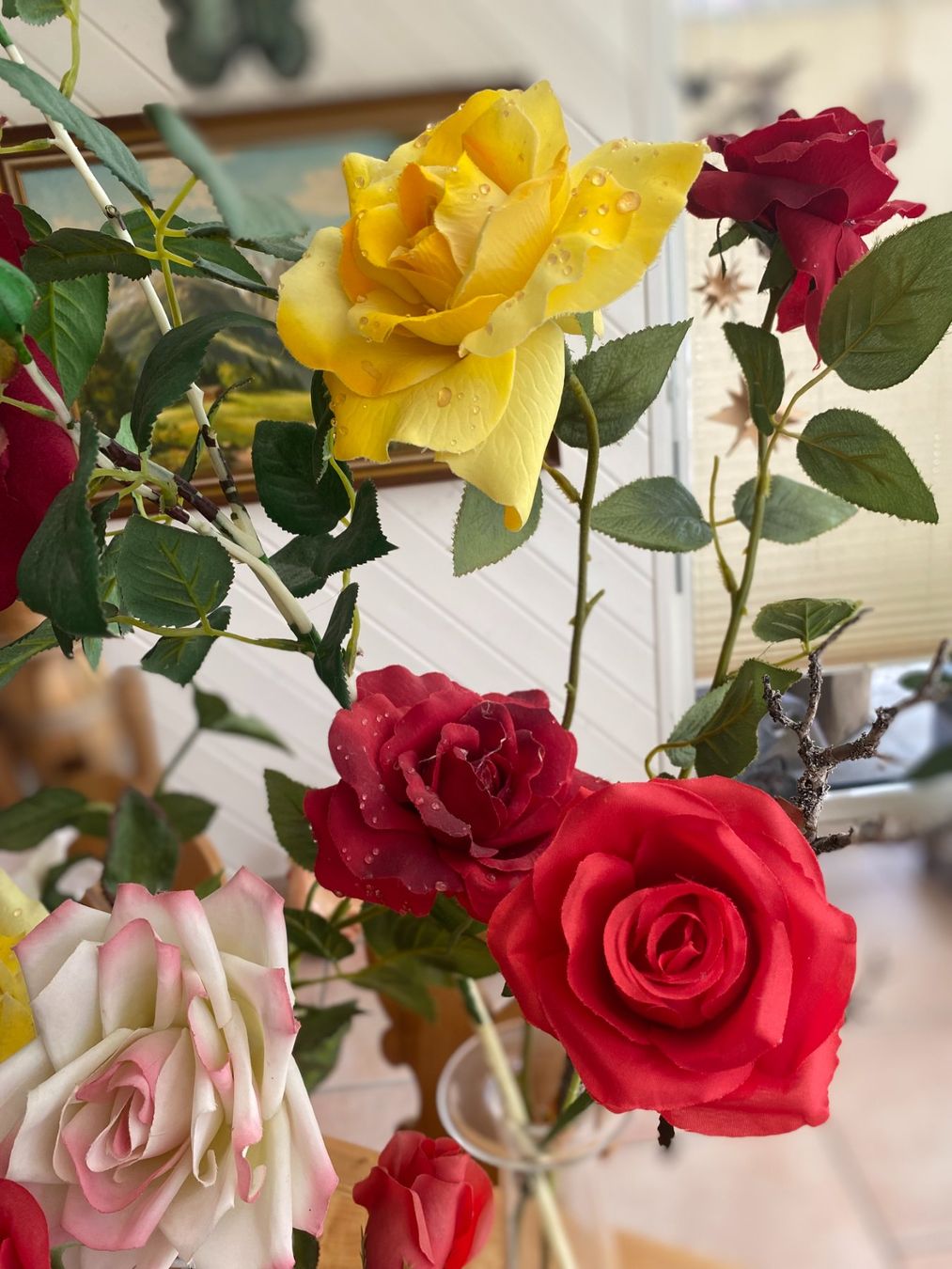 Tutte le decorazioni: künstliche Rosen aus Stoff – Usato da Freienstein venduto da ErnaS01 3
