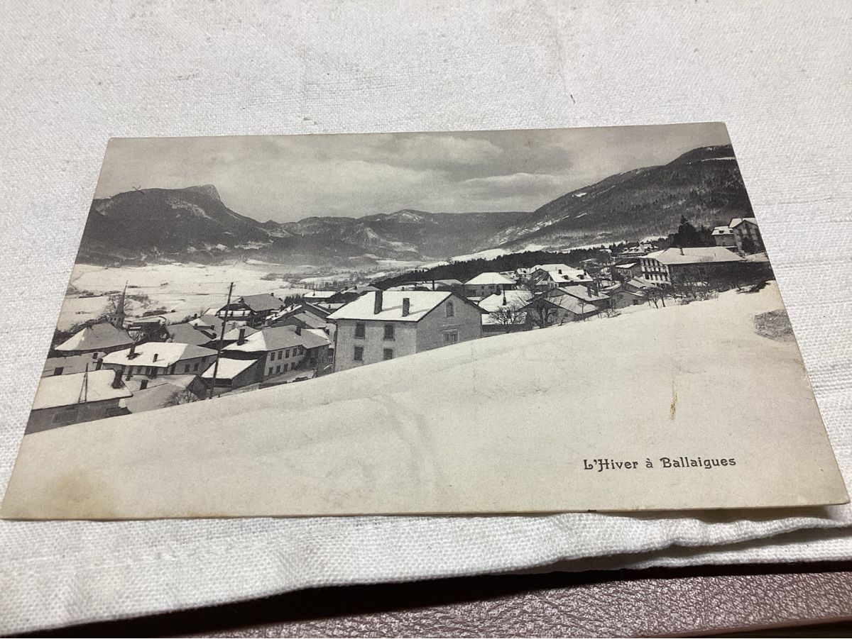 Cartoline postali: Ballaigues en hiver – Usato da Luc (Ayent) venduto da Rebouille