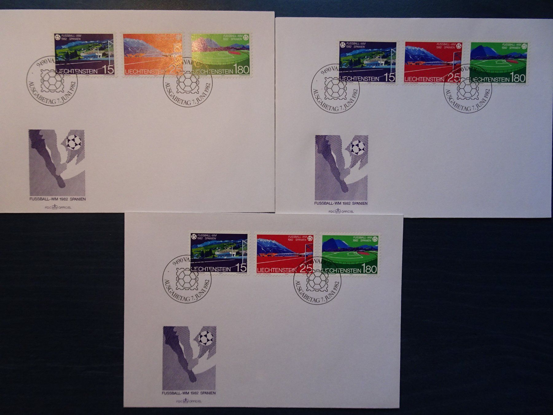 Tous les timbres: FDC 1982 – Neuf (Voir description) à Aadorf par Chnorli-Furz