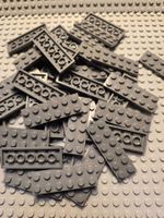 Lego 10x platten 2x6(3795) dunkel grau