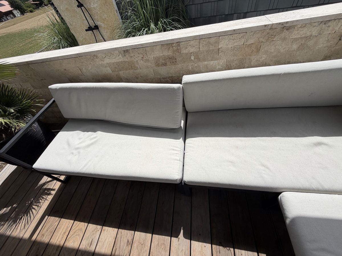 Divani: Gartenlounge Garnitur grau - 3 Sofas und 1 Sesse – Usato da Kleinbösingen venduto da Calimeraa 3