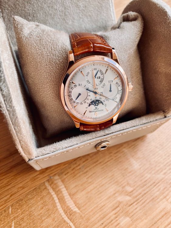 jaeger lecoultre perpetual calendar rose gold