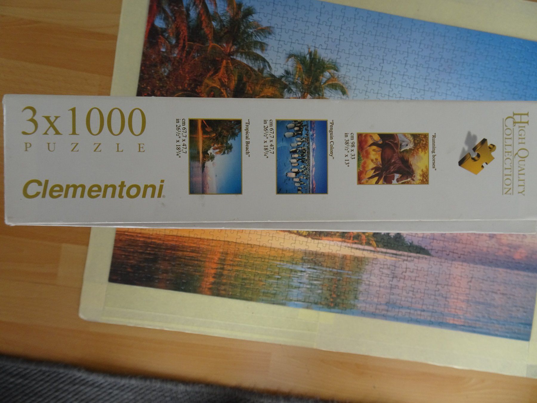 Clementoni Puzzle: Clementoni Puzzle Box 3x1000er – Usato da Auw venduto da Theohu 1