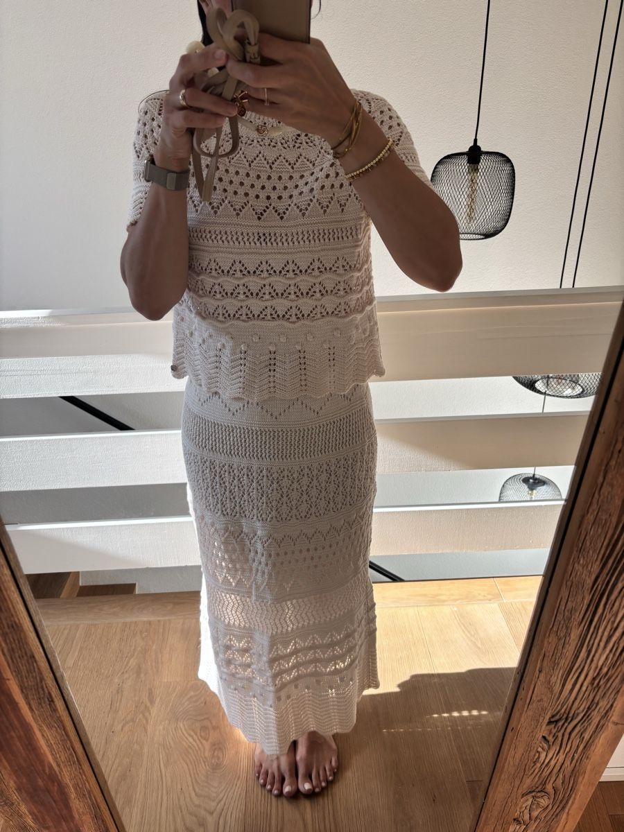 Marc Cain Jupes: Sommer Set aus Top und Rock von Marc Cain – Neuf (Voir description) à Grafenried par Tina_Imhof 1