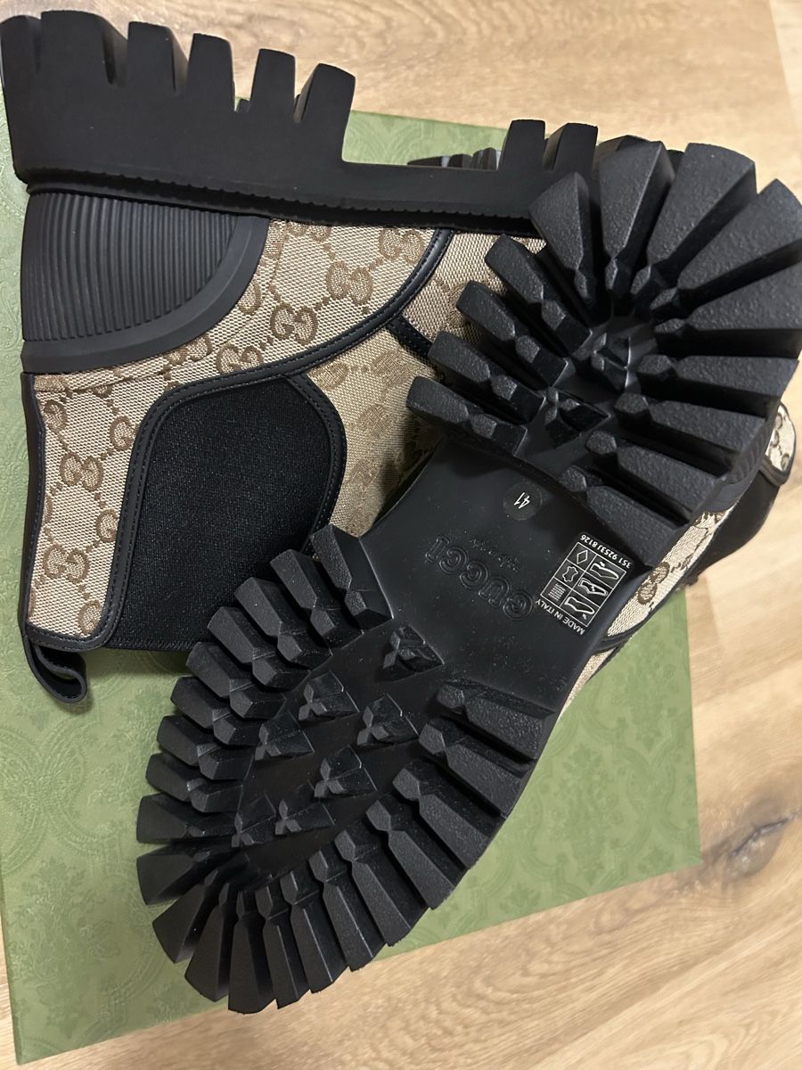 Gucci Herrenschuhe: NEW GUCCI Original Gucci Ankle Boots GG – Neu und originalverpackt aus Zürich von sel_tvq7 3