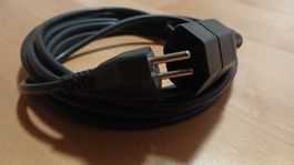 Verlängerungskabel schwarz 3fach 5m