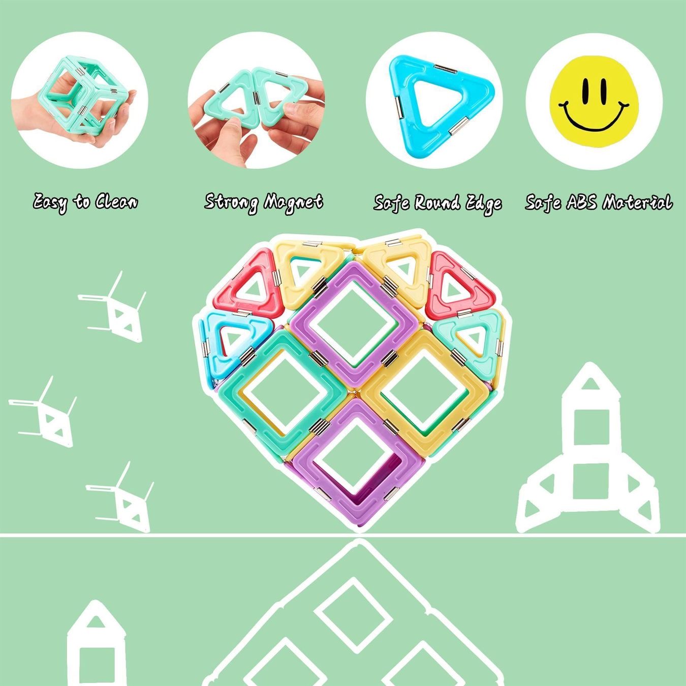 Spielzeuge: 38 Teile  magnetische bausteine – Neu (gemäss Beschreibung) aus Thun von onlino 5
