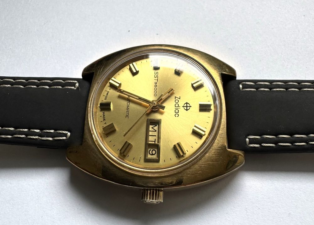 Zodiac Orologi: Vintage Zodiac SST 36000 Automatik Herrenuhr, Top Zustand! – Usato da Hombrechtikon venduto da Oldclock 2