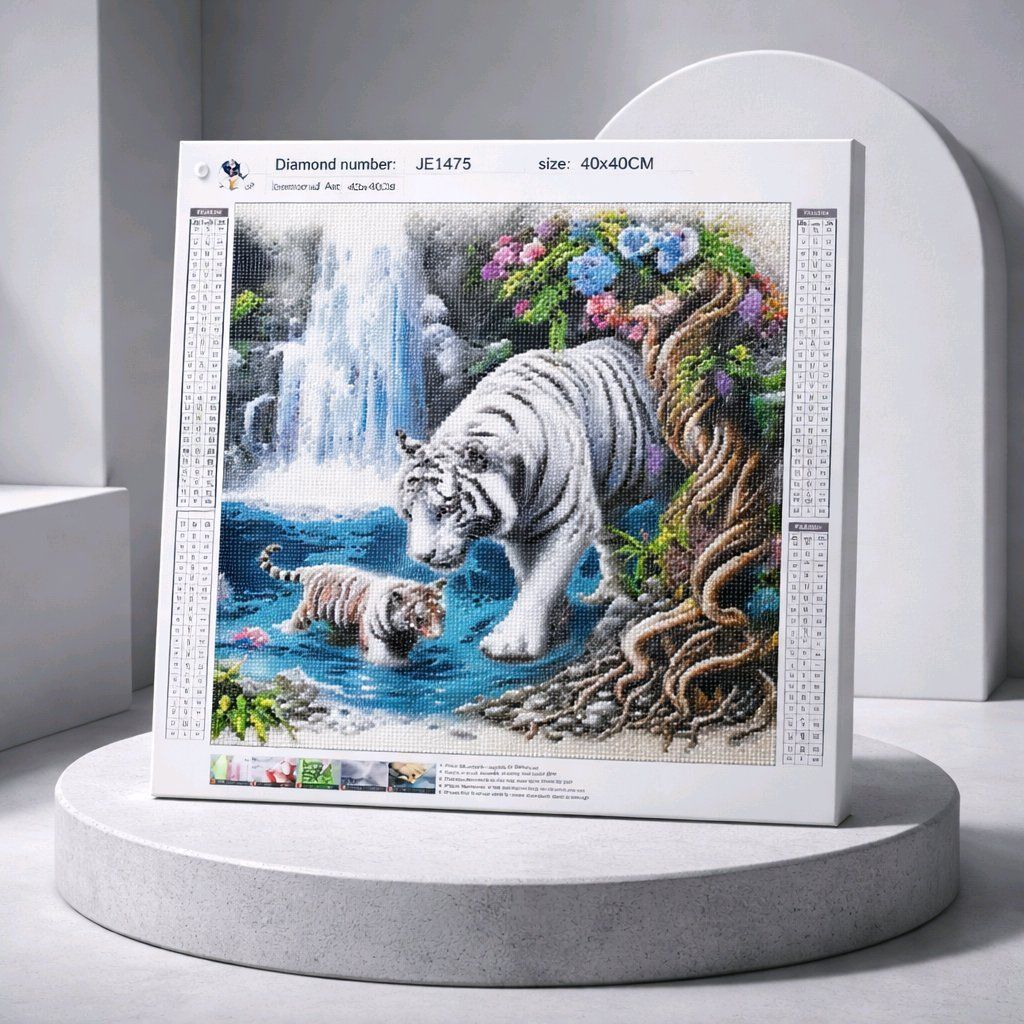 Bastelsets: Diamond painting terminé 40x40 cm – Neu (gemäss Beschreibung) aus Ste-Croix von Lougia