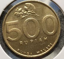 INDONESIEN - 500 RUPIAH 2001 - ALUMINIUMBRONZE - BRILLANT