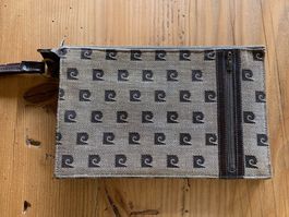 Pierre Cardin Cloth Brown Clutch Purse