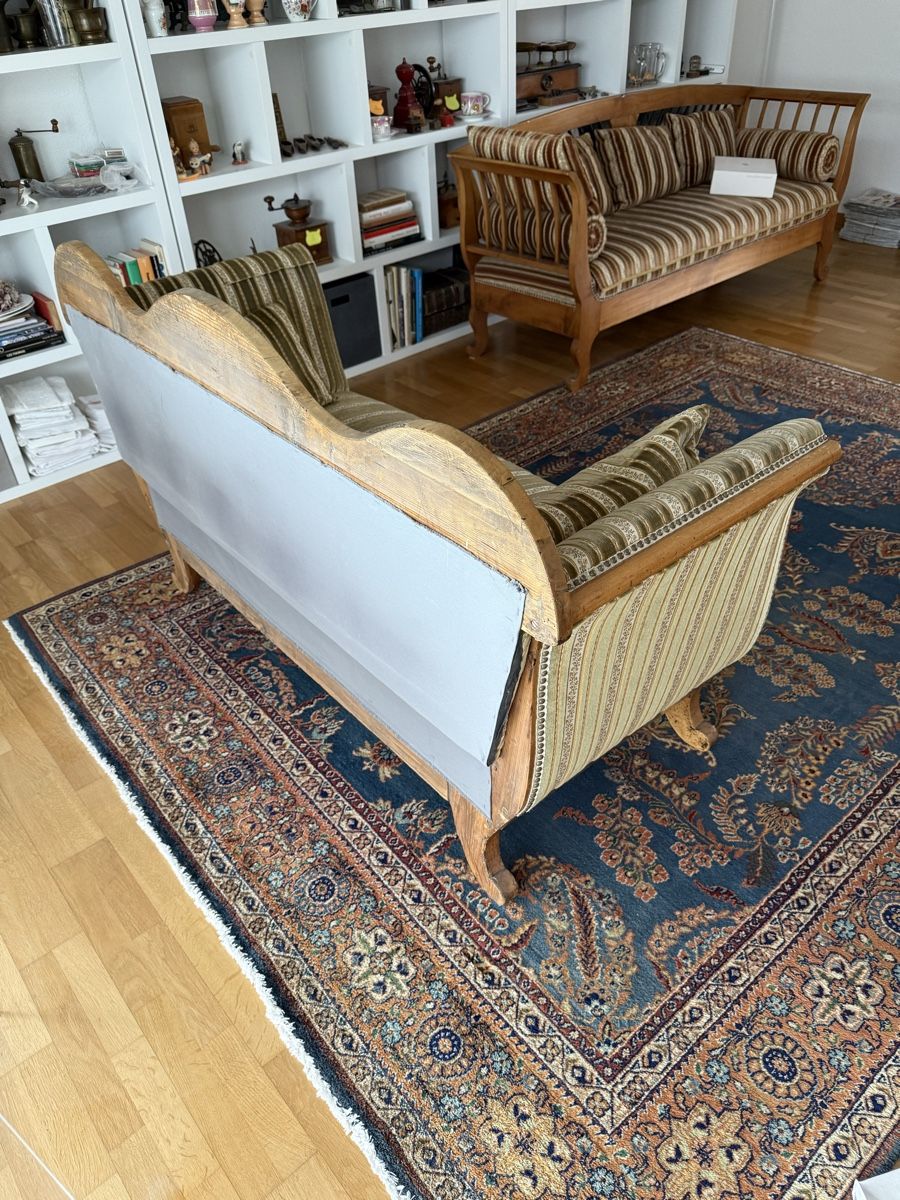 Divani: Antikes Sofa 2-Sitzer gestreift – Usato da Balterswil venduto da tadagmarsan 4