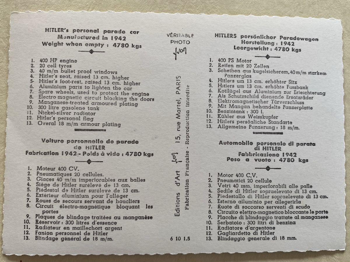 Ansichtskarten: AK spez. Oldtimer deutsches Reich, A.H. – Neu (gemäss Beschreibung) aus Utzigen von Lasagne99 1