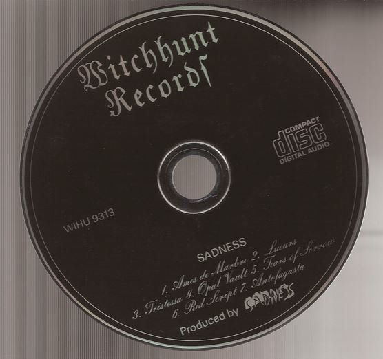 CDs: Sadness - Ames... – Gebraucht aus St-Cergue von VeganWarrior 1