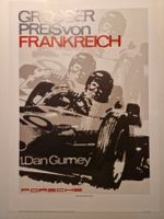 F1-Plakat vom Grand Prix von Frankreich von 1962