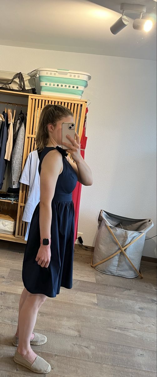 Vestiti: Elegantes dunkelblaues Kleid Gr. 34 – Nuovo (secondo la descrizione) da Winterthur venduto da ale_2z22 3