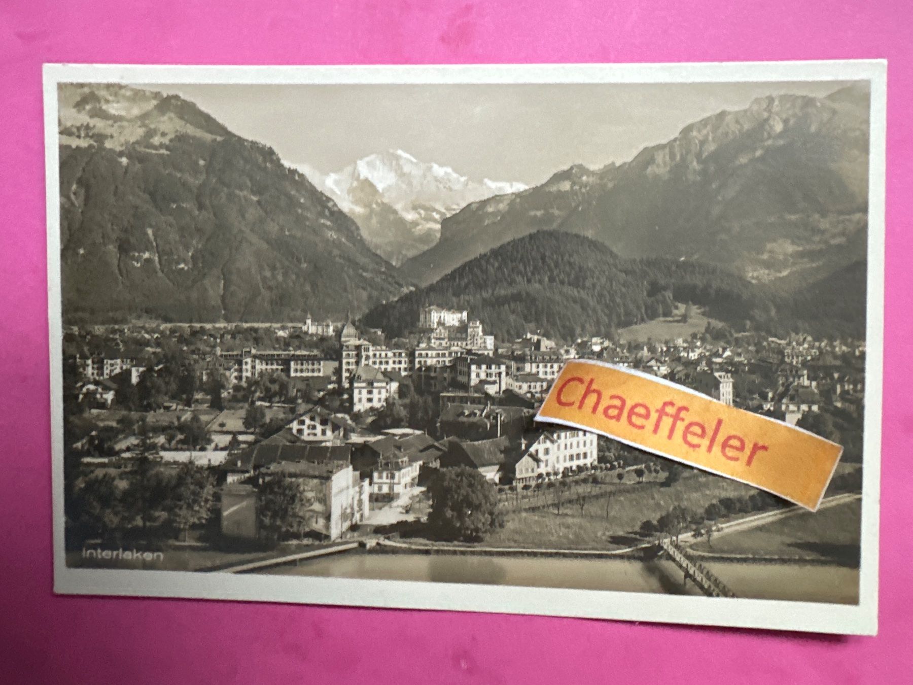 Cartes postales: Interlaken – D'occasion à Zürich par Chaeffeler
