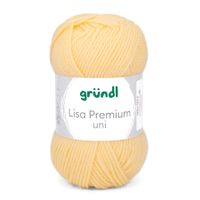 Lisa Premium gründl wolle hell gelb 03 50g  50g~133m NS 3-4