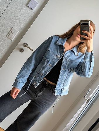 Neue Jeansjacke, Gr. 38 Damen