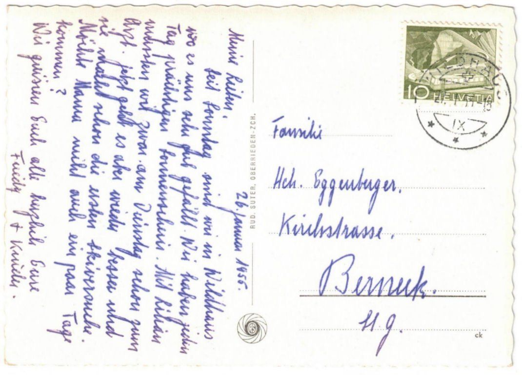 Cartoline postali: Wildhaus - Sessellift – Usato da Binningen venduto da Mountainrider 1