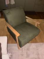 Sessel Beliani Lesja Stoff Grün neu sehr guter Zustand
