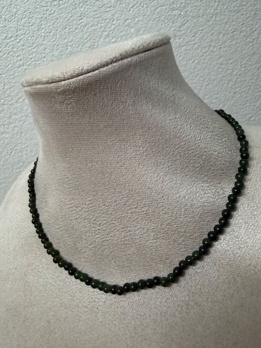 Colliers: Echte Jade Kette mit Silber Verschluss 925 – D'occasion à Spiegel b. Bern par Rogger72 2