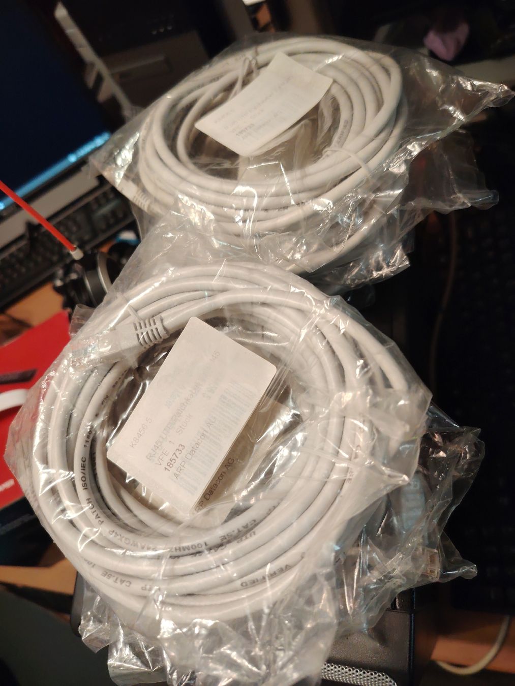 Cavi: 8 x 5 Meter RJ45 UTP Patchkabel neu ARP Datacon AG – Nuovo e nell'imballaggio originale da Aesch BL venduto da Gebrauchtes_AeschBL 3
