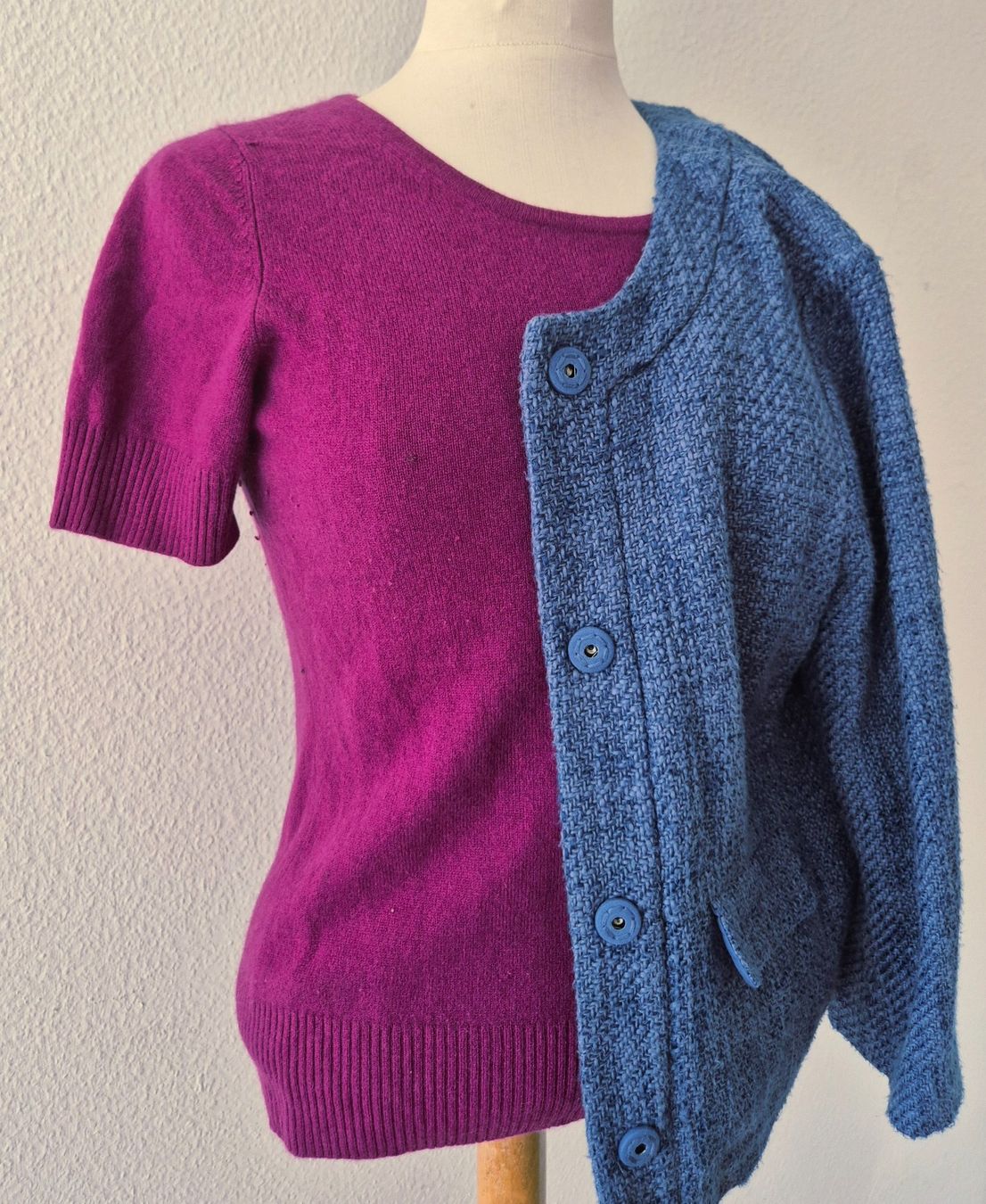 Globus Maglioni & Felpe: GLOBUS CASHMERE KASCHMIR S 36 HIMBEER ESSENTIALS,  TOP – Usato da Elsau venduto da the-colorful-side 1