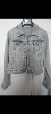 Giacca jeans con strass