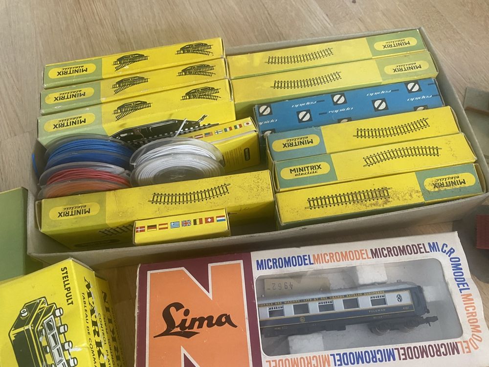 Lot De 4 Pièces De Train Lone Star - Mélange Matchbox, Lima, Minitrix - Occasion