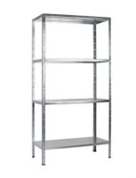 Steckregal | 100x40x180 cm | 4 Böden | Traglast: 65 kg/Boden