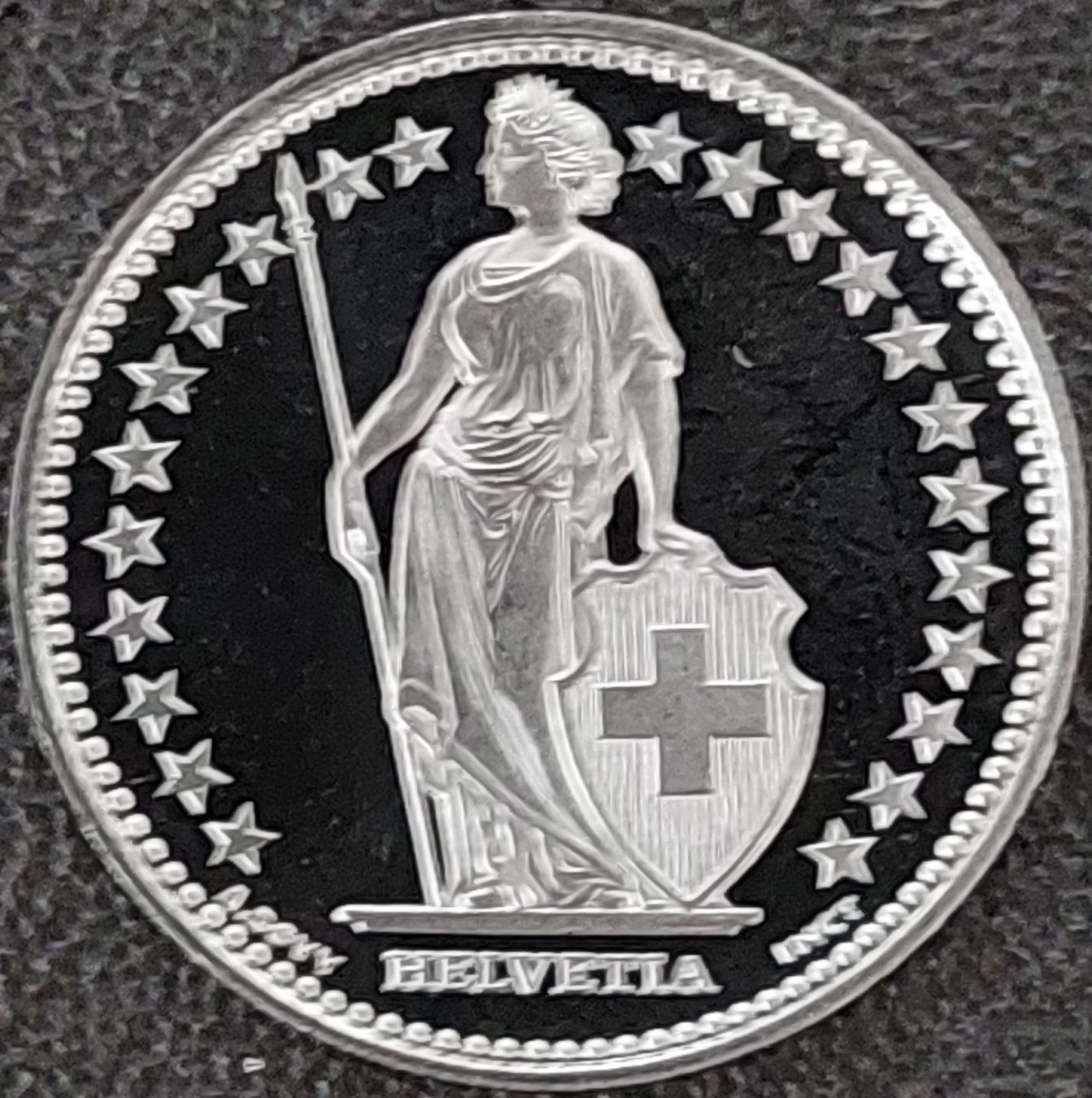 Tutti le monete: 1 Franken 2003 stgl. / aus Münzsatz – Nuovo (secondo la descrizione) da Arch venduto da coinsandmore 1