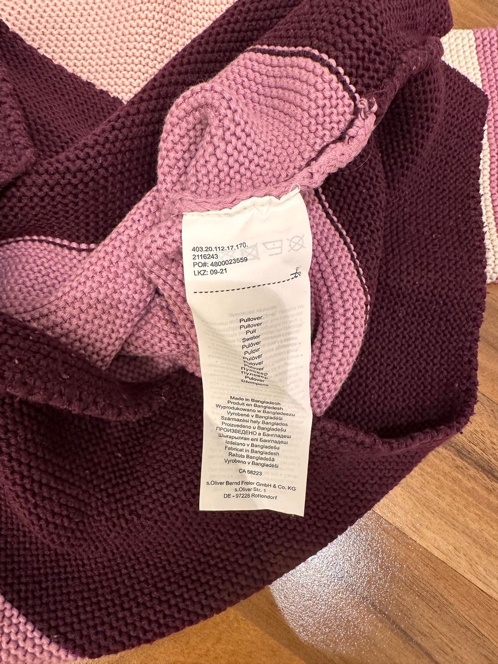 S.Oliver Maglioni & Felpe: Schöner Mädchen Strickpullover S. Oliver, Gr. 128/134 – Usato da Uster venduto da q1w2e3 3