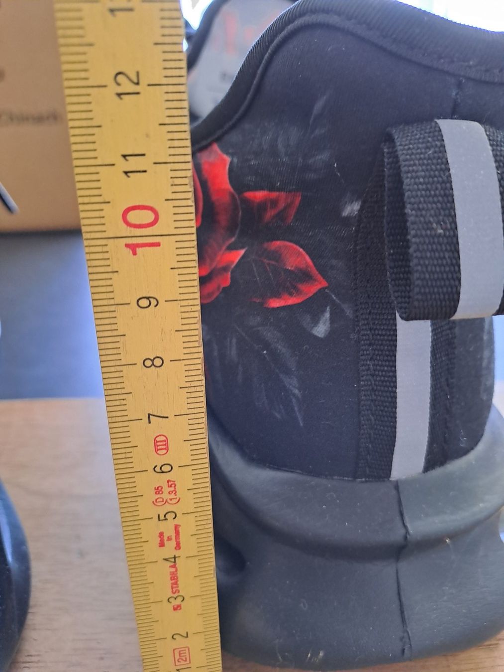 Damenschuhe: Halbschuhe Gothic / Rosen /schwarz Grösse 42 NEU – Neu (gemäss Beschreibung) aus Glashütten von Schwebefisch 9