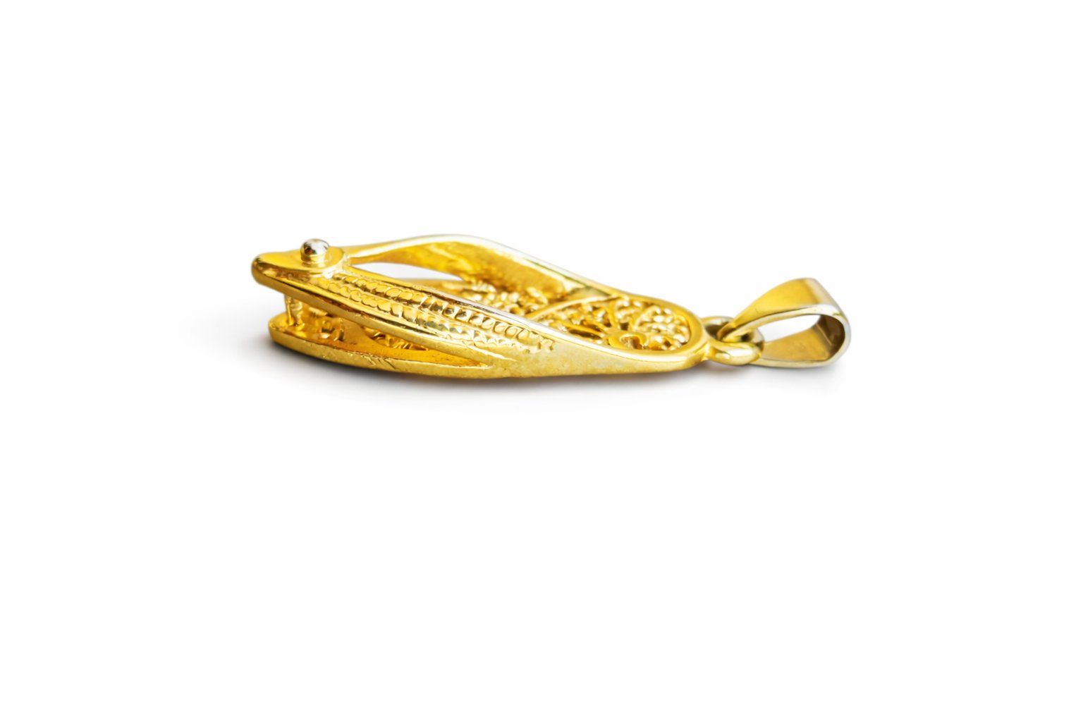 Anhänger: Anhänger Babouche Gold 2.5 cm – Neu (gemäss Beschreibung) aus Fully von VaneaSelection 3