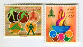 Briefmarken Olympische Spiele. Algerien.