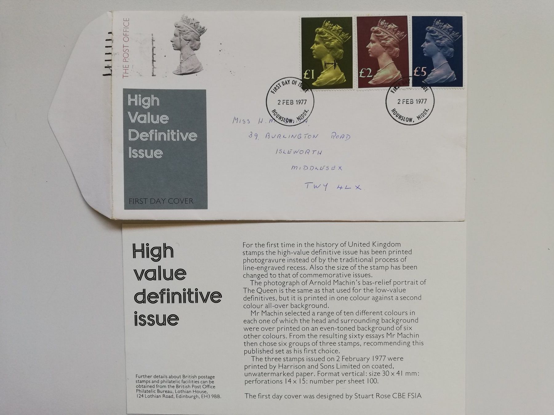 Alle Briefmarken: 3 Ersttagsbriefe England 70er Jahre – Gebraucht aus Sarnen von DokRak 3