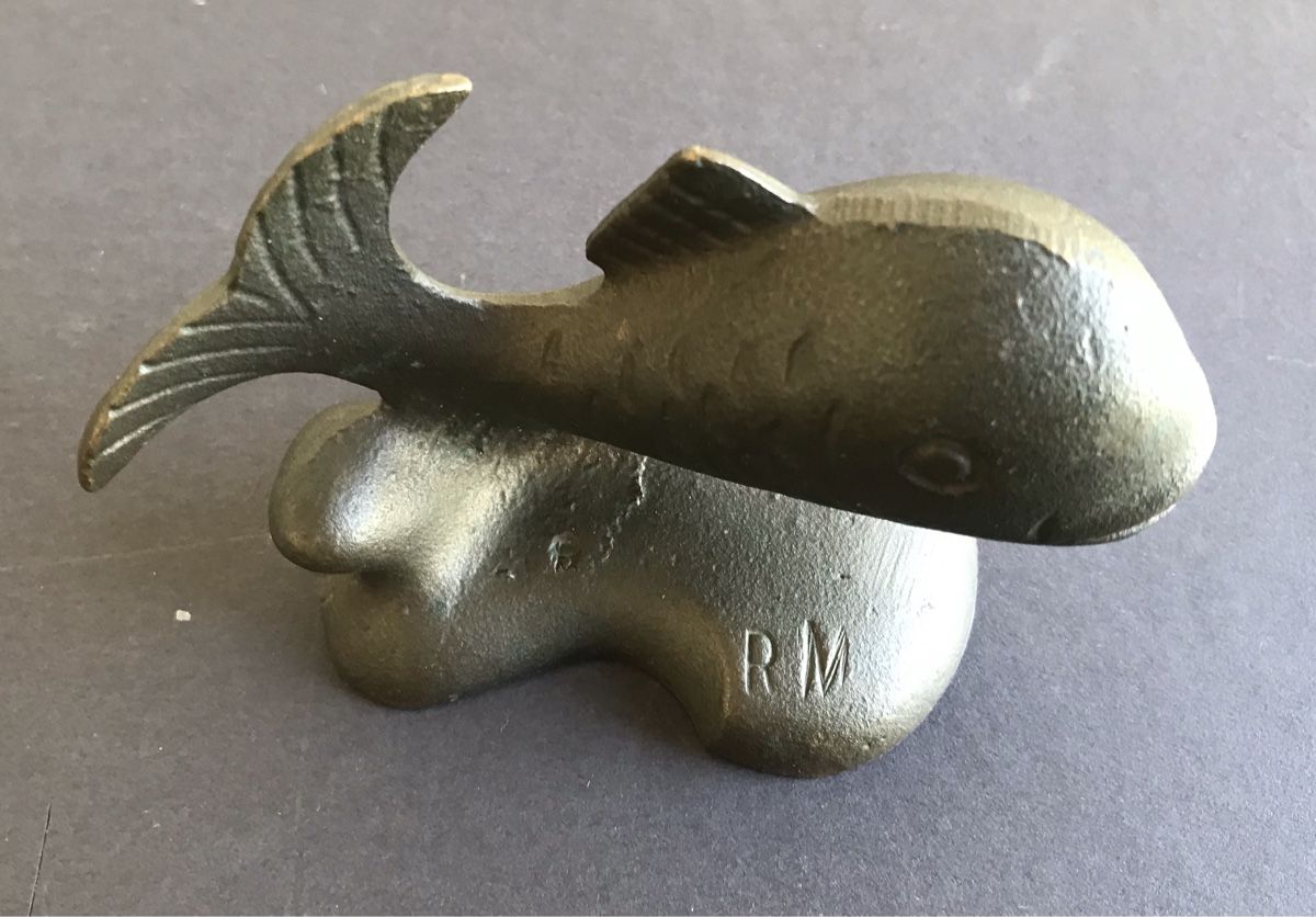 Statuette: Figurine poisson bronze RM 11cm occasion – Usato da Penthaz venduto da Petrus45