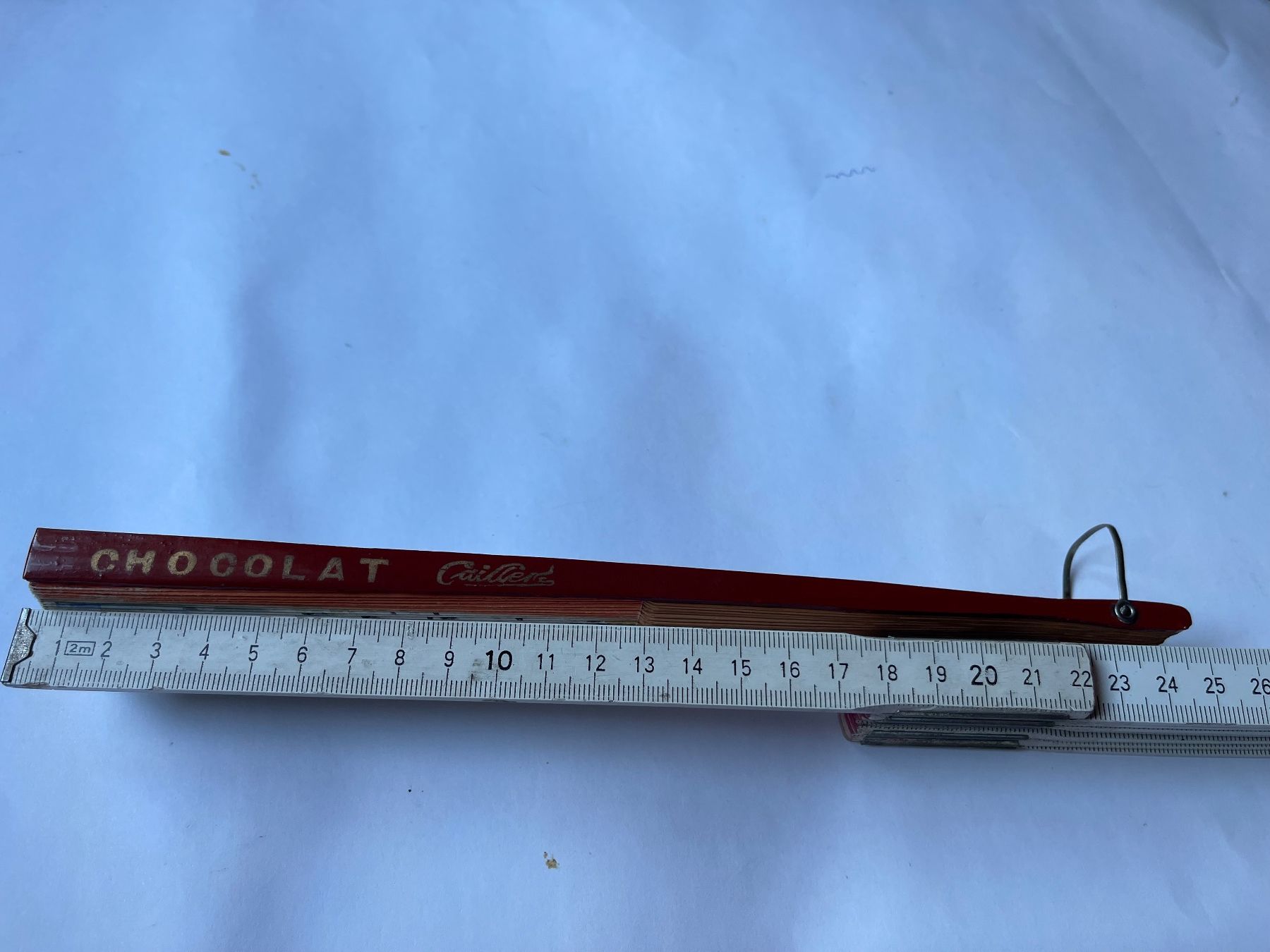 Tutte le decorazioni: Chocolat Cailler Vintage Wind-Fächer, Werbegeschenk , selten – Usato da Basel venduto da TOMFAN 9