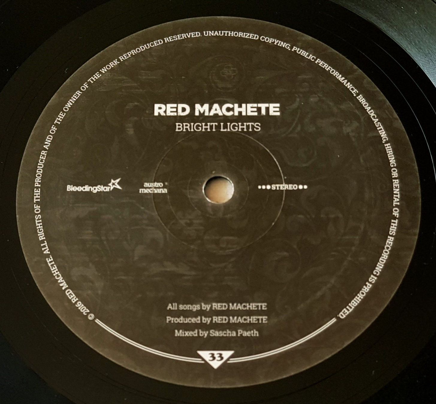 Vinyles: Red Machete - Bright Lights - LP - 2016 - First Press – D'occasion à Uster par Zardodel 4