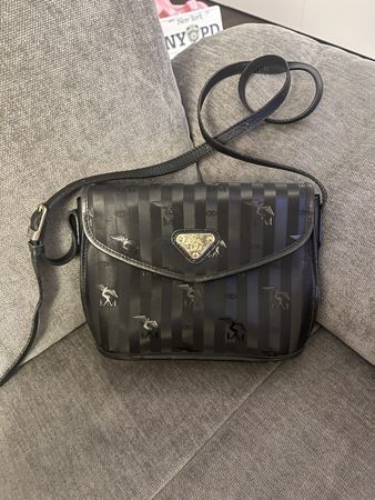 Maison Mollerus Tasche schwarz/gold