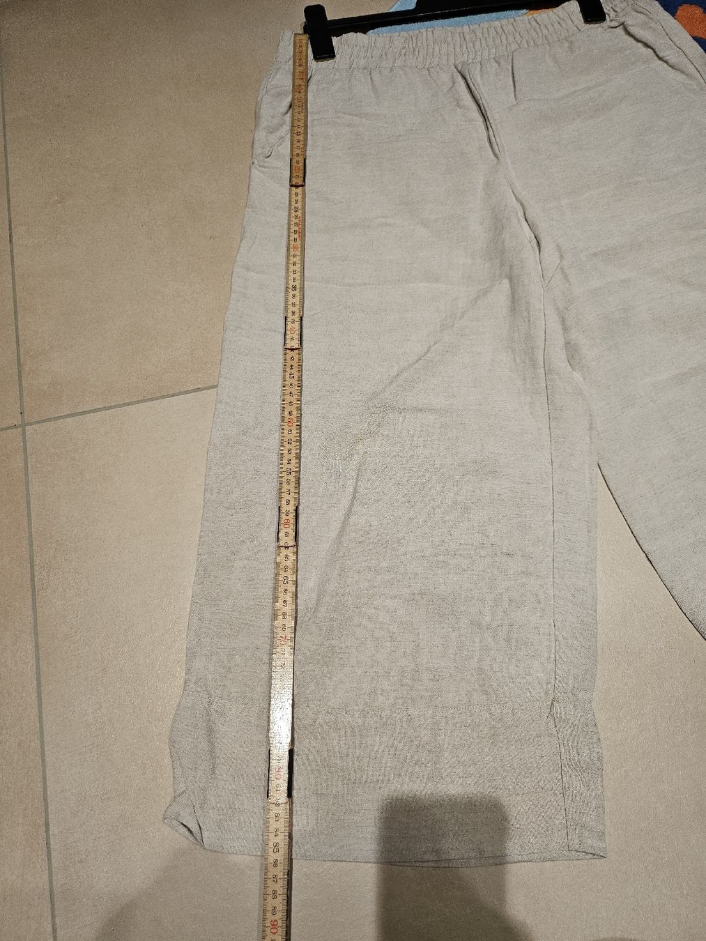 Tchibo Pantaloni: Tchibo Culotte Leinen Viscose gr.44 beige – Usato da Allschwil venduto da na.wi.90 3