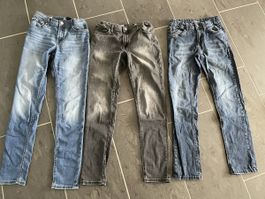 3 paar Jeans Gr. 176